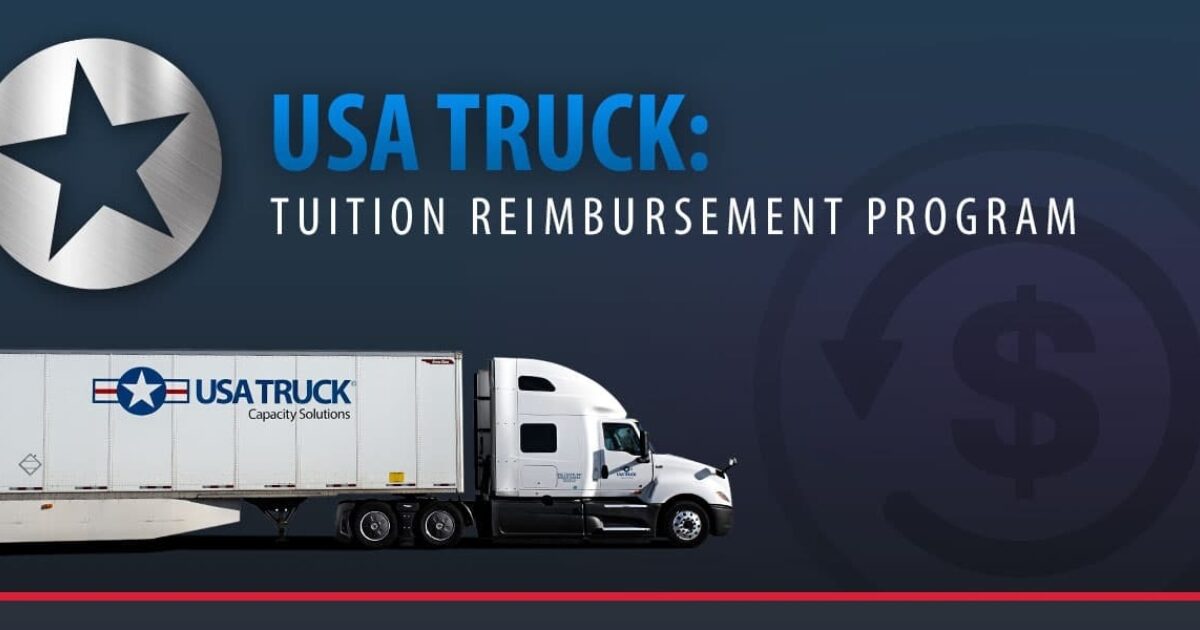 USA Truck USAT s Tuition Reimbursement Program Paying For School Has usa-truck-usat-s-tuition-reimbursement-program-paying-for-school-has